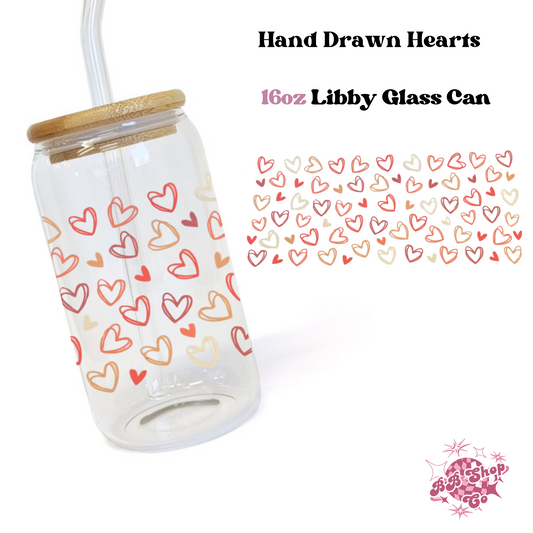 Hand Drawn Hearts